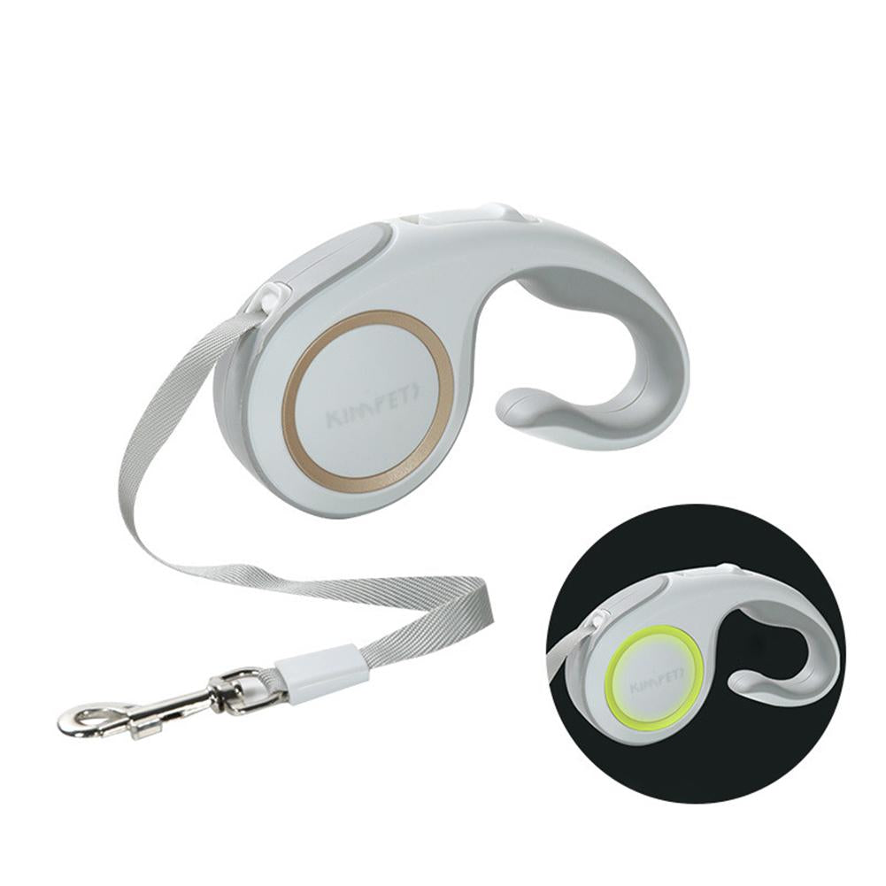 Laisse Kimpets fluorescent rétractable, automatique et de qualité supérieur pour chien et chiot 3M