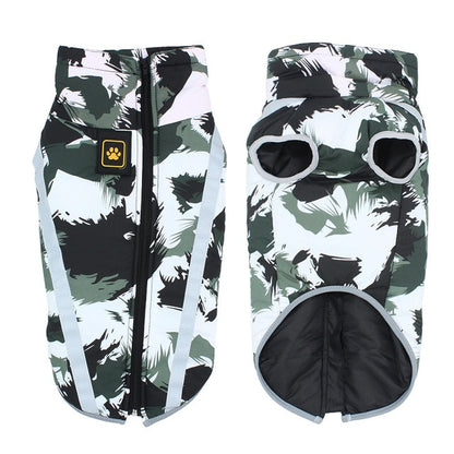 Manteau d'Hiver pour Grand Chien - Imperméable, Réfléchissant et Ultra Chaud