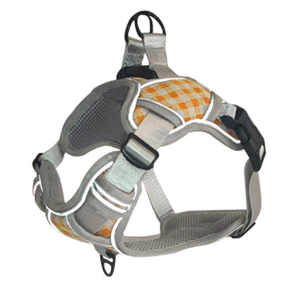 Pet Dog Traction Rope Large Medium And Small Dog Chest Harness Night Reflective Comfortable Breathable Harness