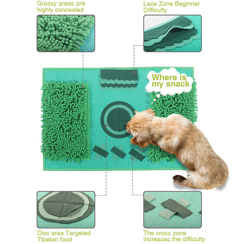 Tapis De Fouille pour la recherche de nourriture Modèle Terrain de Foot