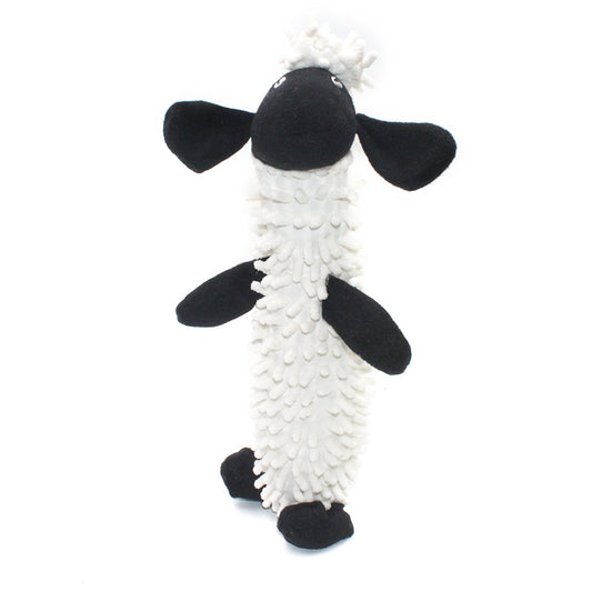 Peluche Mignonne Mouton Câlin pour Chiens - 34cm