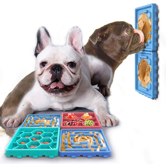 Gamelle anti-étouffement, Multi-surfaces et Multi-sections pour chien