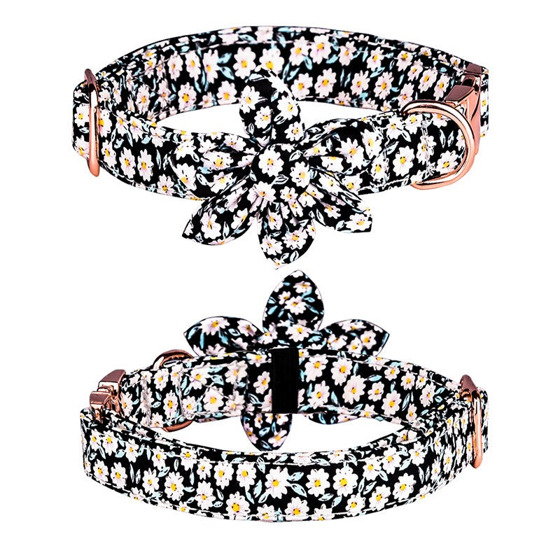 Colliers Fleurit avec Boucle en Fleur - 4 Choix de couleurs