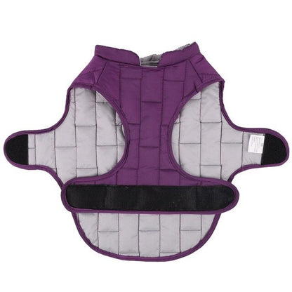 Winter Dog Clothes for Large Dogs Reflective Waterproof Big Dog Vest Jacket Reversible Bulldog Coat Adjustable Clothing for Dogs