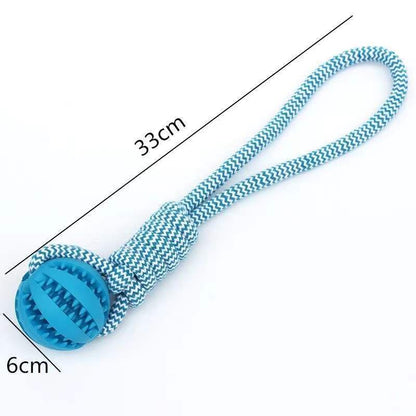 New Dog Toys Rubber Hand pulled Spill Ball Toys Molars Bite Teeth Cleaning Pet Products