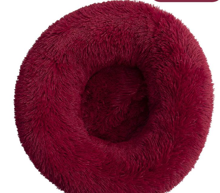 Round Plush Pet Winter Warm Pet Cat Litter Dog Bed Cat Mat Pet Supplies Dog Kennel Cat Litter