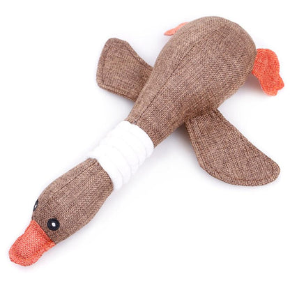 Dog Squeak Toys Wild Goose Sounds Toy Cleaning Teeth Puppy Dogs Chew Supplies Training Supplies Dog Educational Plush Toys