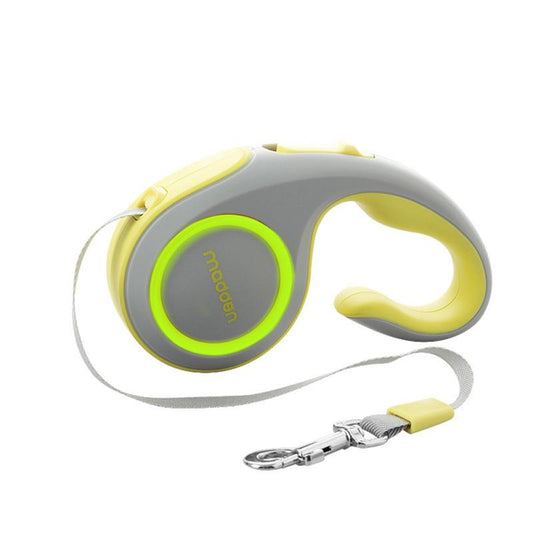 Laisse Kimpets fluorescent rétractable, automatique et de qualité supérieur pour chien et chiot 3M