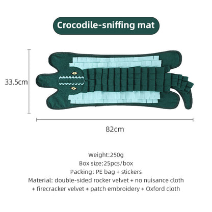 Tapis De Fouille pour la recherche de nourriture Modèles Alligator et Lion