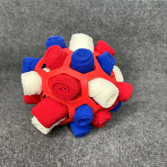 🌟 L'Astéroïde - Boule de Fouille Interactive - Stimulation Mentale pour Chiens & Chats - 20cm