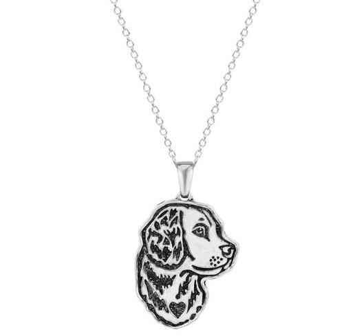 Collier avec pendentif Chien, 12 Choix de race différentes