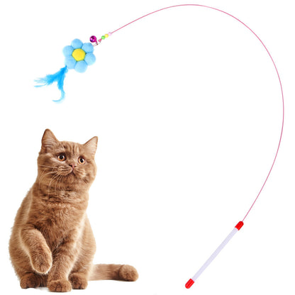 New Pet Toy Set Cat Toys Teaser Wand Mouse Supplies Multi-Style Combination