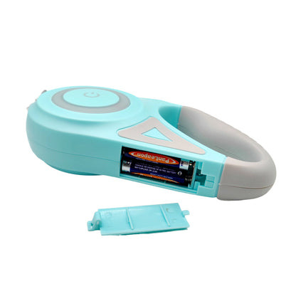 Laisse télescopique automatique pour chien avec lumière LED et interrupteur tactile de 3 m/5 m