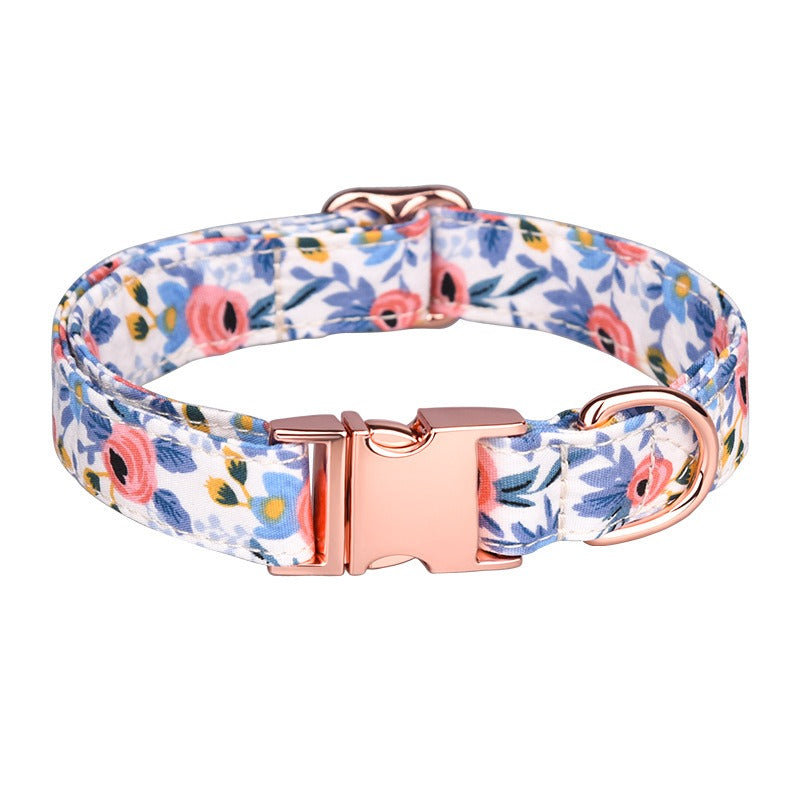 Ensemble Colliers en Cotton à motifs de Fleurs - 2 Choix de Couleurs