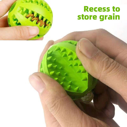 New Dog Toys Rubber Hand pulled Spill Ball Toys Molars Bite Teeth Cleaning Pet Products