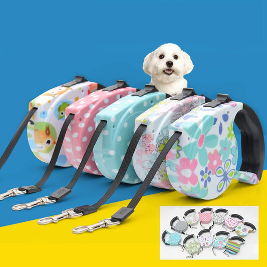 Laisse rétractable automatique pour chien de 5M avec design unique et magnifique
