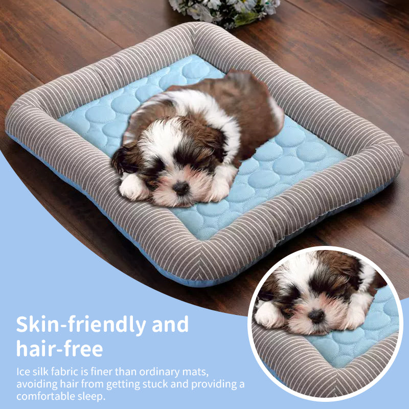 Coussin rafraîchissants en soie glacée, respirants et doux pour Chiens et Chats