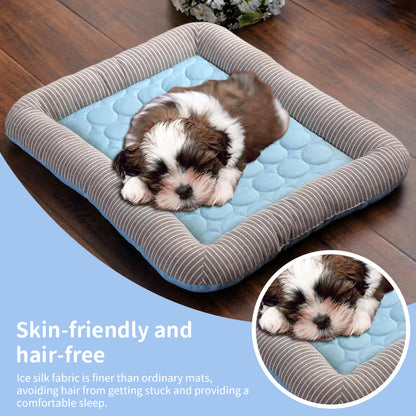 Coussin rafraîchissants en soie glacée, respirants et doux pour Chiens et Chats
