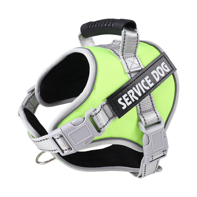 New Dog Chest Strap Large Dog Vest Style Walking Explosion-Proof Reflective Pet Chest Strap
