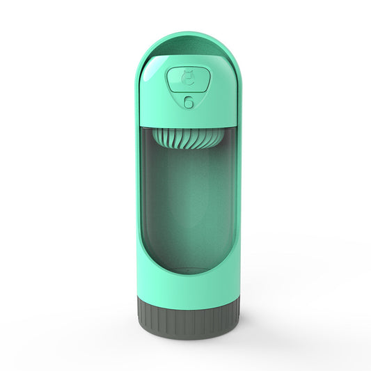 Bouteille - Gourde d'eau portable anti-chutes et antifuite avec filtre au charbon 300ml - Vert
