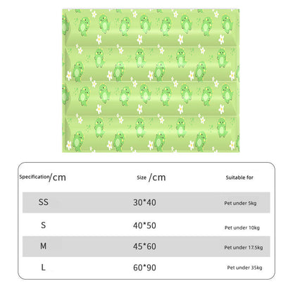 Coussin, Tapis refroidissant colorés à motifs pour Chien