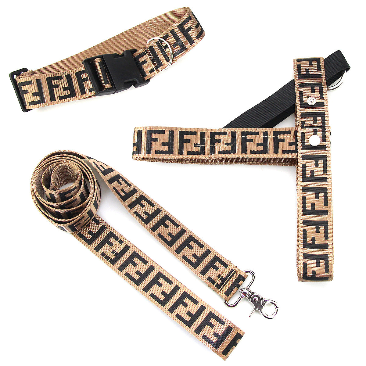 Stylish, safe and trendy harness, collar and leash - For dogs, Corgis, Bulldogs, Pugs, and others.