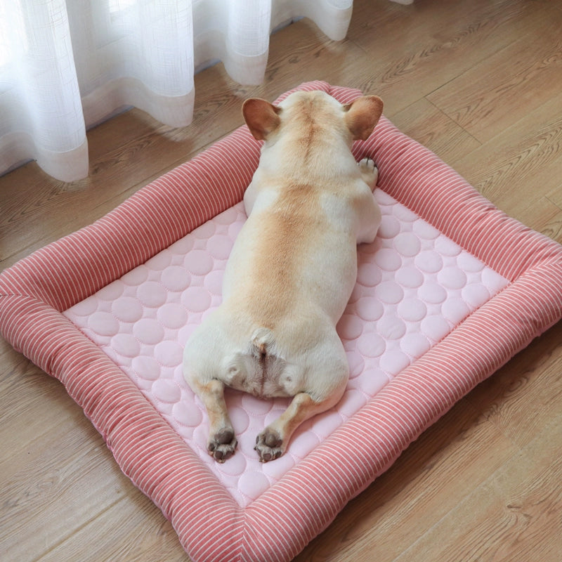 Coussin rafraîchissants en soie glacée, respirants et doux pour Chiens et Chats