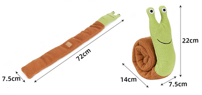 Escargot de Fouille Interactif - Jouet Stimulant pour Chiens et Chats 72cm