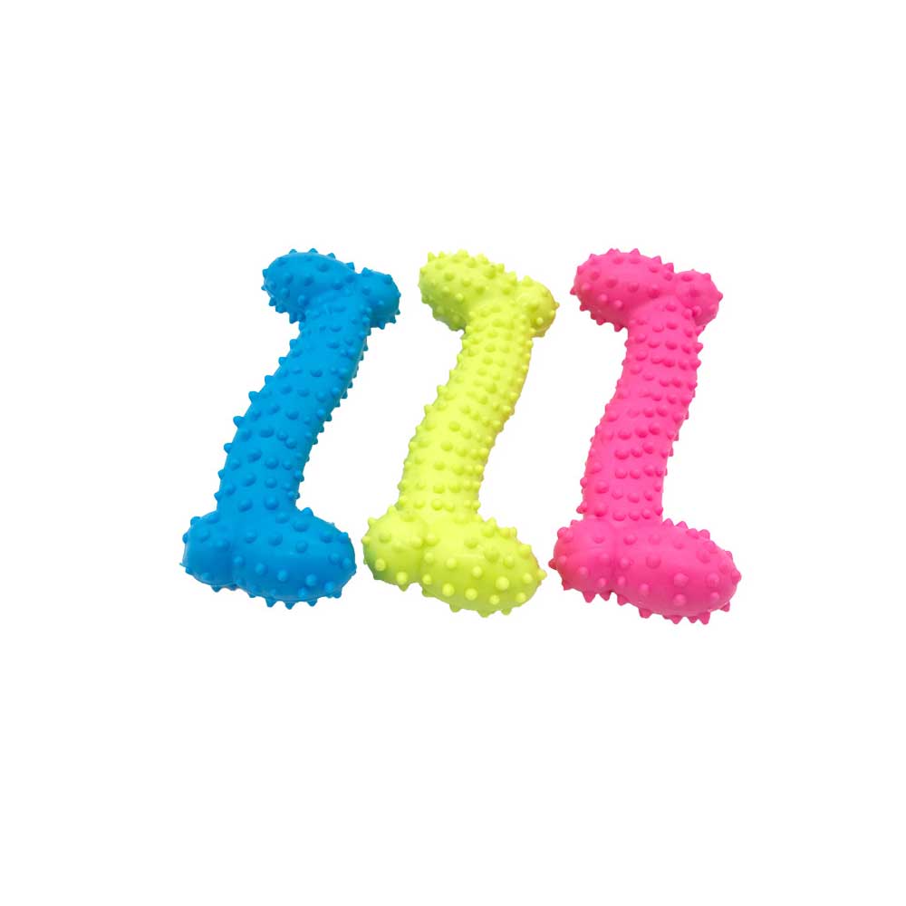Pet Product Rubber Dog Toy with Thorn Bone Rubber Molar Teeth Pet Toy Dog Bite Resistant Molar Training Grinding Teeth Toys
