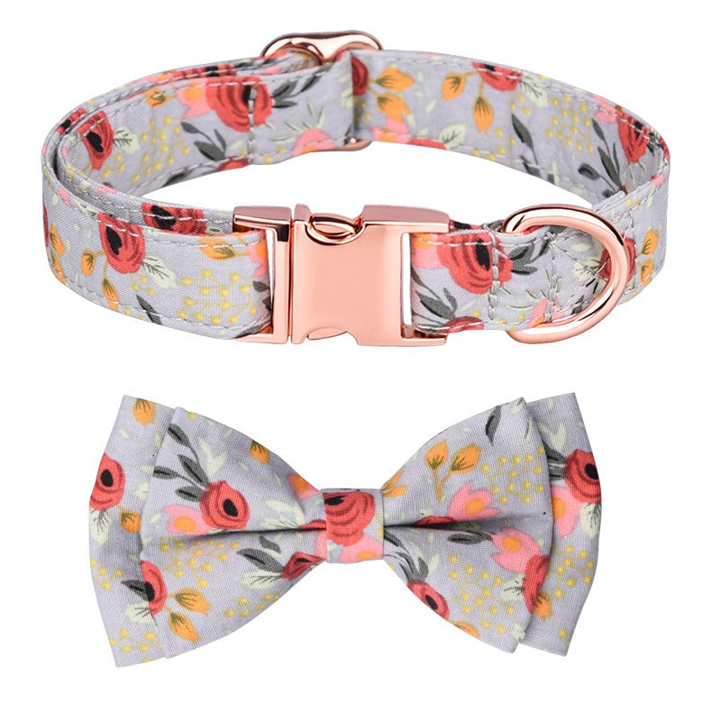 Ensemble Colliers en Cotton à motifs de Fleurs - 2 Choix de Couleurs