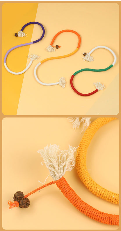 Jouet Corde à Mordiller pour Chat - Soulage le Stress et Nettoie les Dents