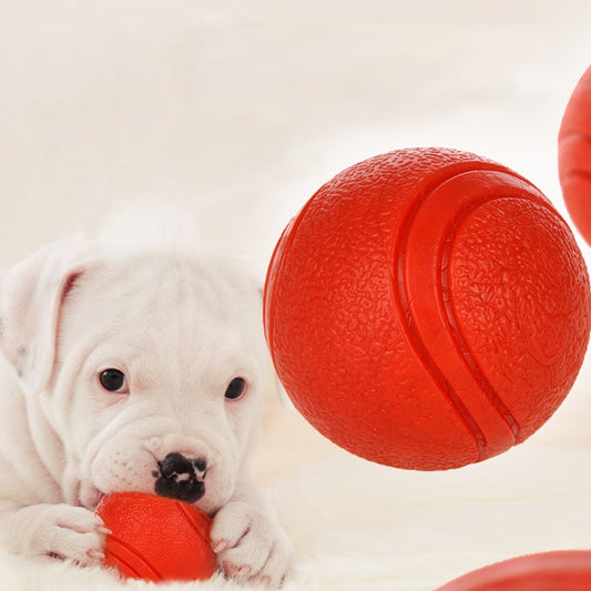 Dog Toy Rubber Ball Bite-resistant Dogs Puppy Teddy Pitbull Pet Supplies