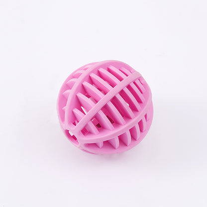 Dog Toy Pet Bite Resistant Molar To Relieve Boredom Toy TPR Leakage Ball Funny Training Teeth Cleaning Rubber Ball