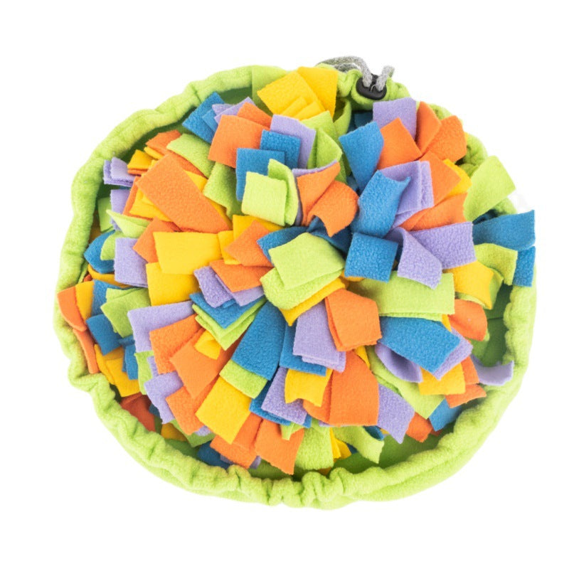 Tapis de Fouille Arc-en-ciel - 3 en 1 -Baluchon 22cm, Sac 28cm, Tapis 45cm