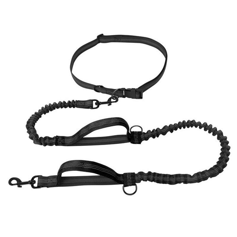 Ceinture de Sécurité pour Chien - Laisse Mains Libres Extensible pour Voiture et Randonnée