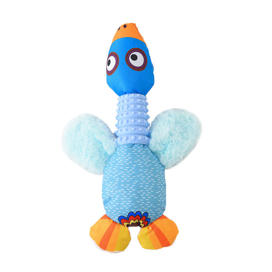 Pet Plush Toys Sound Big Goose Molars Bitten Cute Cartoon Dog Toys Pet Supplies