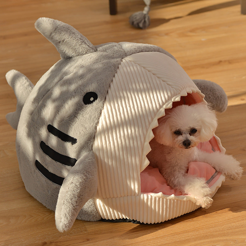 Panier Élégant Requin Douillet pour chat et chiens