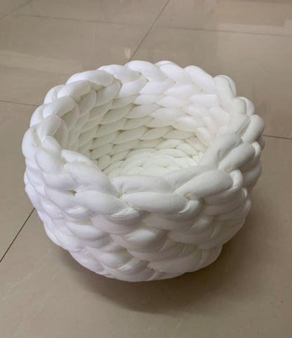 Filled Cotton Coarse Wool Hand-Woven Pet Cat Litter Can Be Machine Washed Coarse Cloth Dog Litter