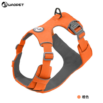 WAOPET - Harnais Anti-Traction avec bandes réfléchissantes - 4 Couleurs Disponibles