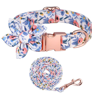 Ensemble Colliers en Cotton à motifs de Fleurs - 2 Choix de Couleurs
