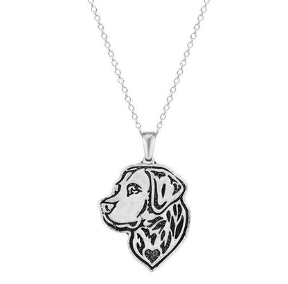 Collier avec pendentif Chien, 12 Choix de race différentes