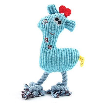 Peluche Girafe, en grains de maïs, résistants aux morsures