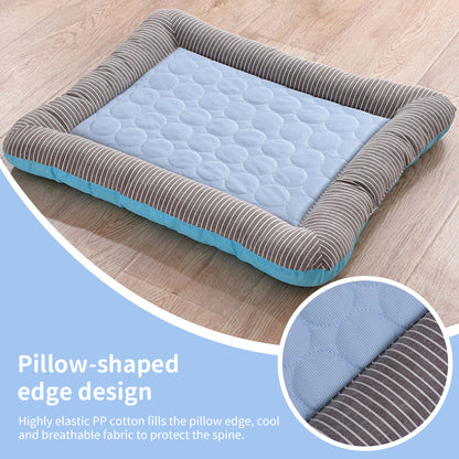 Coussin rafraîchissants en soie glacée, respirants et doux pour Chiens et Chats