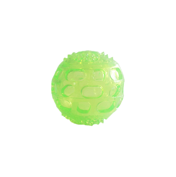 Bite resistant TPR pet toy interactive dog grinding pet ball sound cleaning dog toy