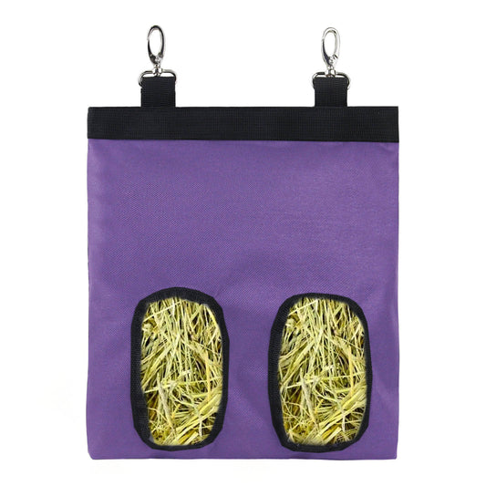 Sac à foin en tissus OXFORD avec 2 fentes pour Lapins, Cochons d'inde et Rongeurs - Violet