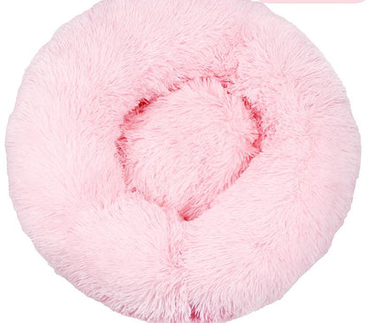 Round Plush Pet Winter Warm Pet Cat Litter Dog Bed Cat Mat Pet Supplies Dog Kennel Cat Litter