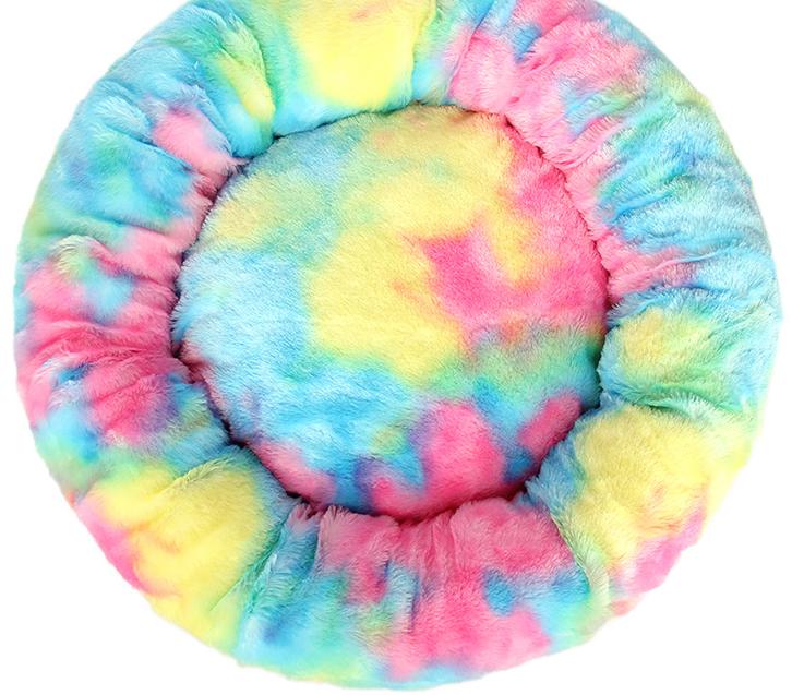 Round Plush Pet Winter Warm Pet Cat Litter Dog Bed Cat Mat Pet Supplies Dog Kennel Cat Litter