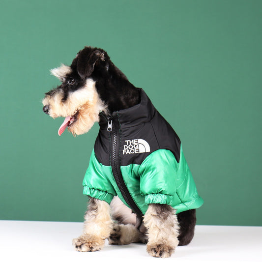 Manteau d'Hiver Coupe-Vent pour Chien et Chats - Veste Matelassée Chaude - Tailles Petites et Moyennes