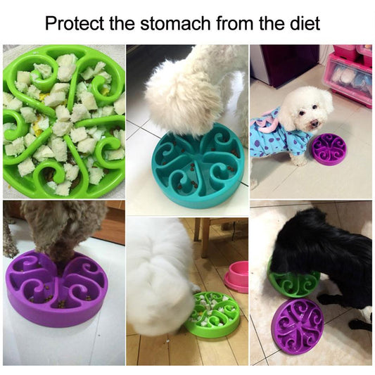 Slow Feed Dog Bowl,Anti-Choking,Healthy Pet Food Bowl To Prevent Obesity,Dog Feeder Dish