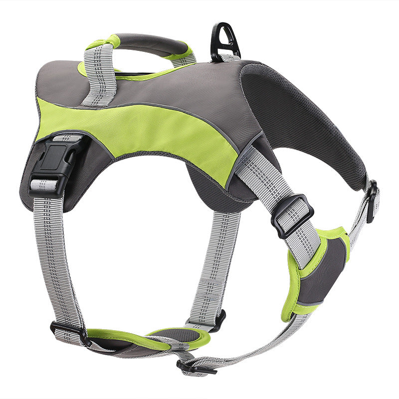 Pet Supplies Reflective Chest Strap Medium And Large Dogs Explosion-Proof Rush Dog Harness